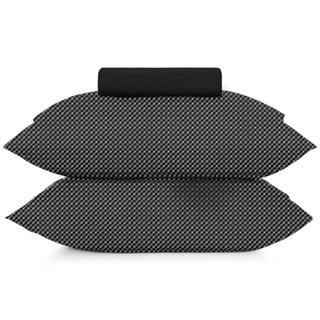 Jogo de Cama Solteiro Altenburg 2 Peças Toque Acetinado Slim Preto em Oferta na Shopee