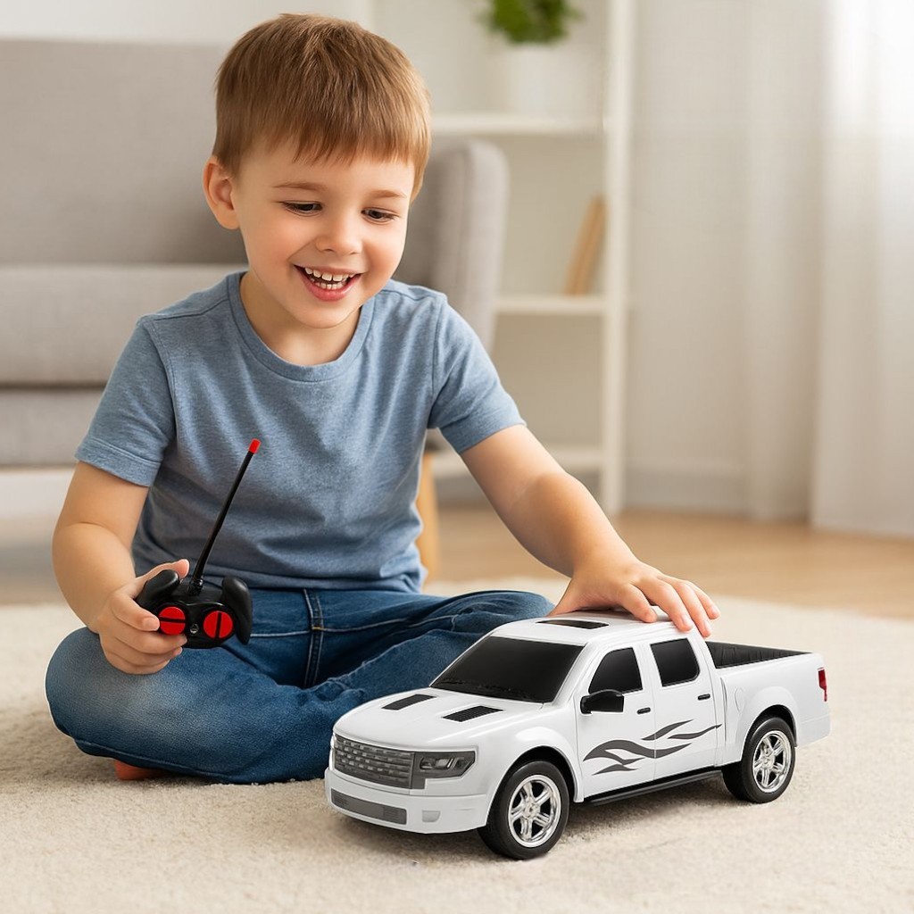 Brinquedo Caminhonete Infantil Controle Remoto 27MHz