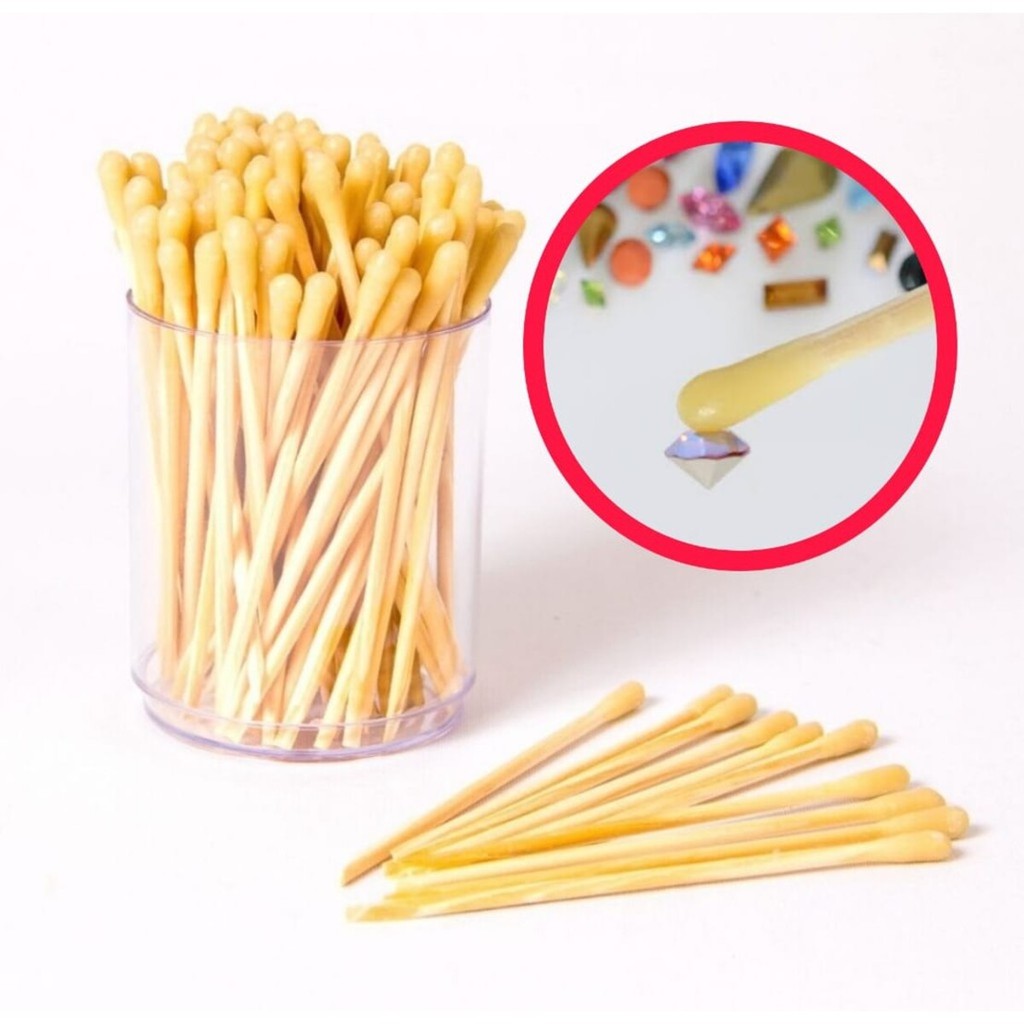 Palito Pega Strass Pérola Artesanato - 100 Unidades em Oferta na Shopee