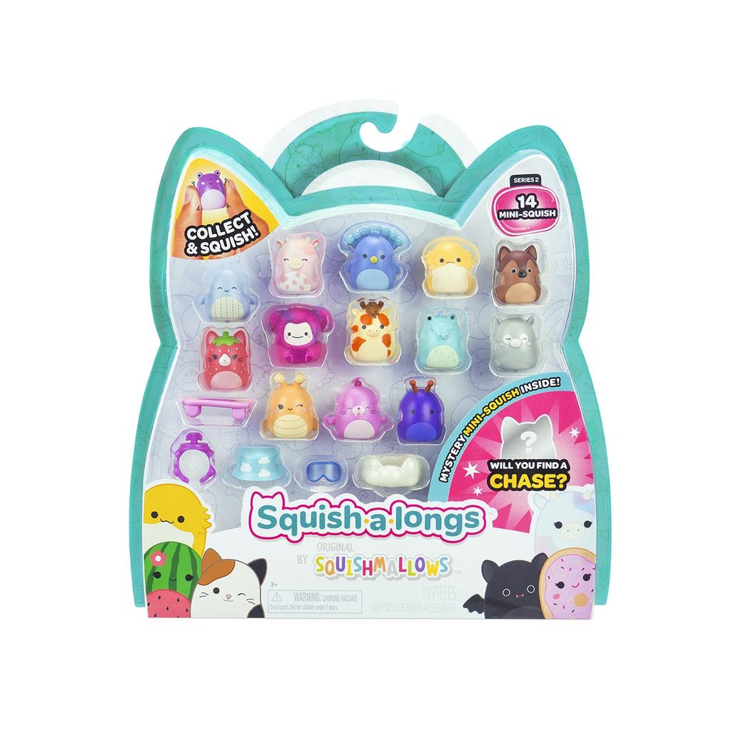 14 Bonecos Squish A Longs De 2Cm (Priscilla) - Squishmallows