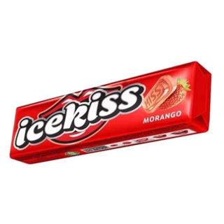 Bala Icekiss Sabor Morango 29g em Oferta na Shopee