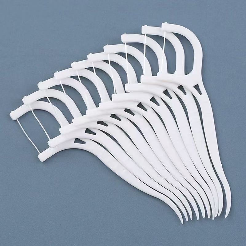 Kit50/100/200/300 Unidades Fio Dental Ultra Fino Formato Arco