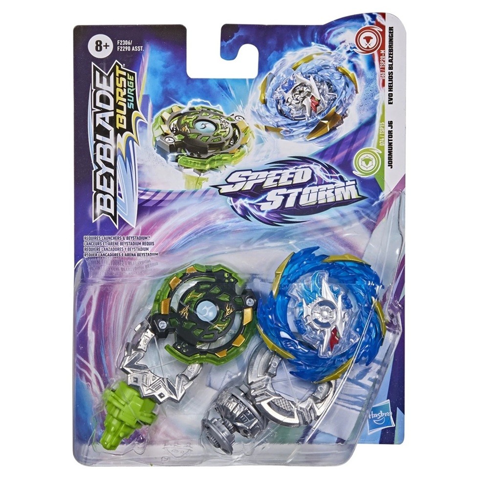 Beyblade Burst Surge Evo Helios Blazebringer E Jormuntor J6 Azul