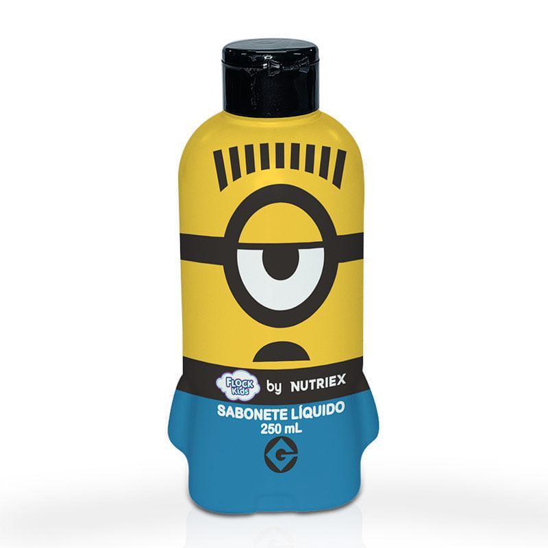 Sabonete Líquido Corporal Flock Kids By Nutriex Minions 250ml em Oferta na Shopee