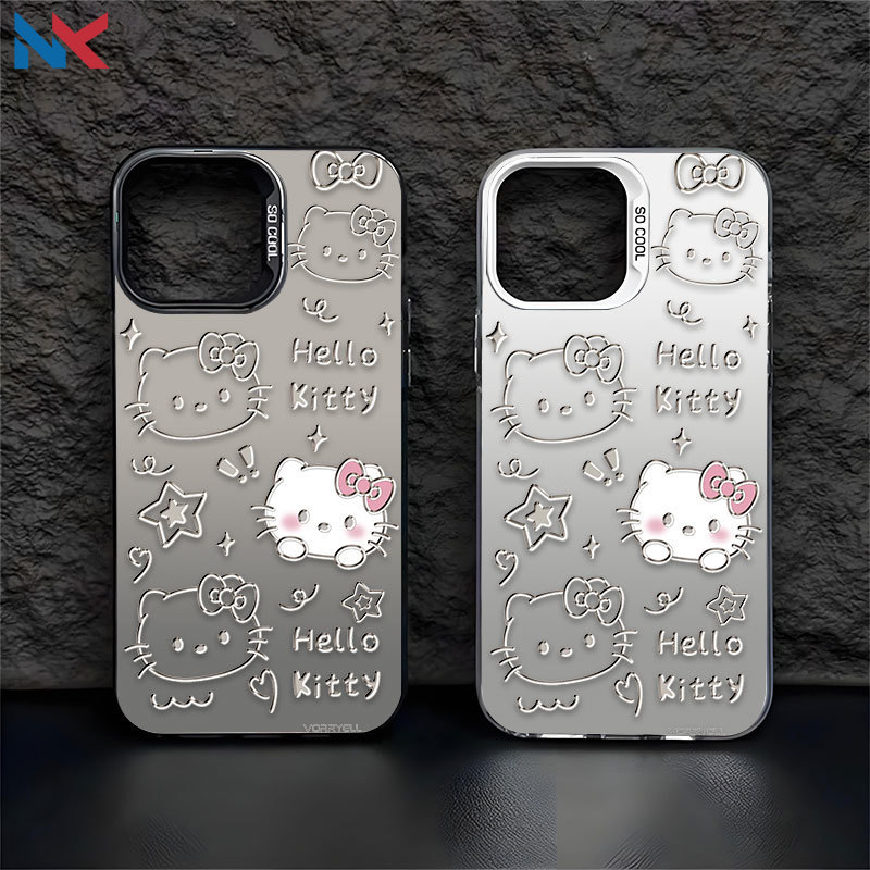 Capa Para Samsung S24 Plus S23 FE S23Ullta S21 S22 S20 A56 A55 A54 A16 A15 A35 IMD Caso De Telefone Estrela Olá Kitty NK