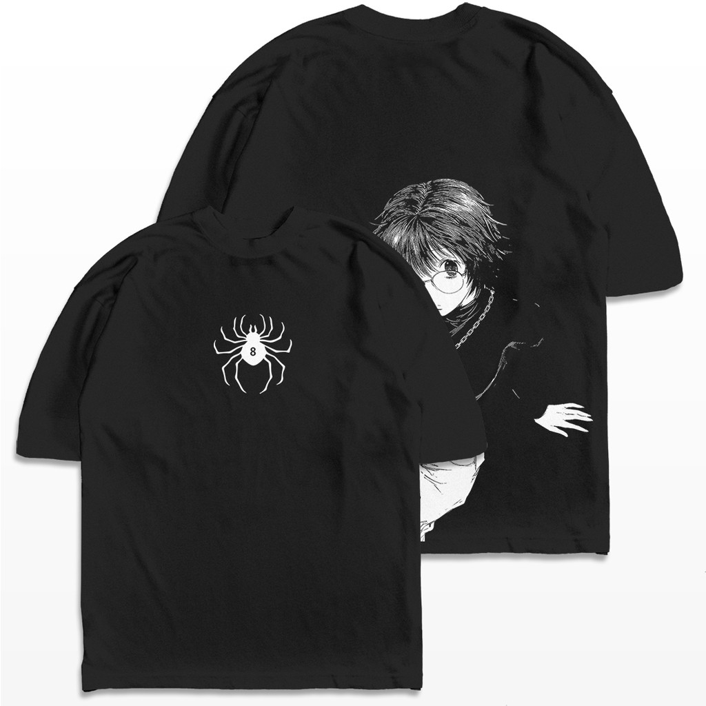 Camisa Oversized Hunter x Hunter Shizuku 8 Spider Trupe Anime Streetwear Harajuku Aesthetic Camisa Unissex