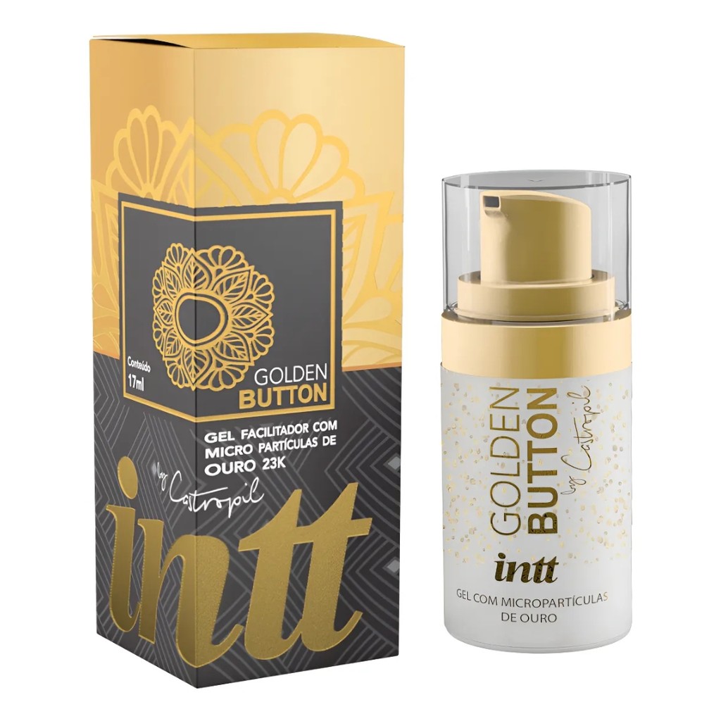 Intt Golden Button Gel Lubrificante Íntimo Anal Sem Dor