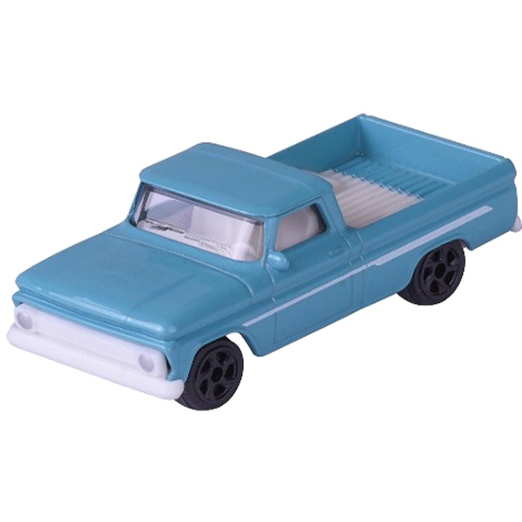 Miniatura - 1:64 - Chevrolet C10 Azul - Street Cars - Majorette 8501009800