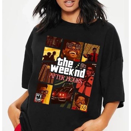 Camiseta Básica Algodão Unissex The Weeknd Cantor Filme Lançamento 2023 Oferta