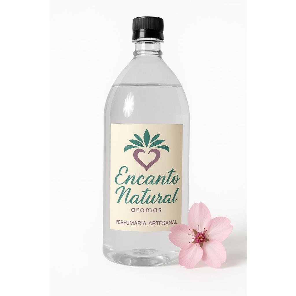 Refil Água Perfumada Flor de Cerejeira 1 Litro Refil água lençóis ambiente home spray