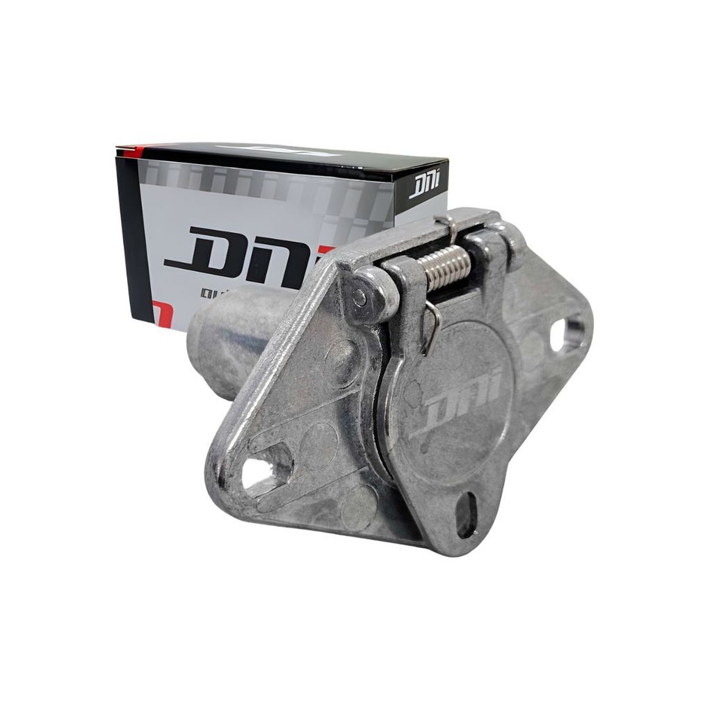 Tomada Elétrica Engate Reboque Fêmea 6 Polos Alumínio Fixa Carreta Carretinha DNI8361 em Oferta na Shopee