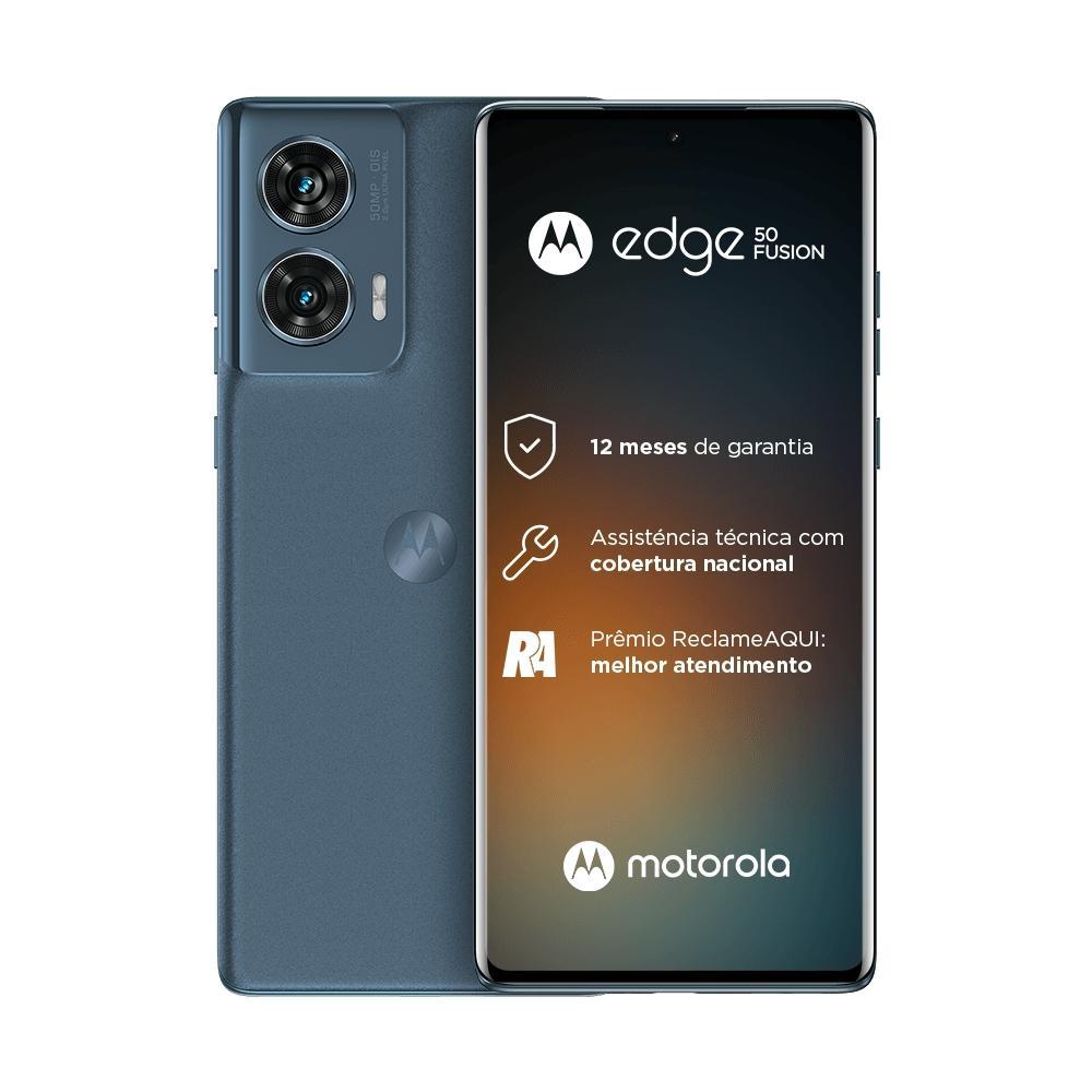 Usado: Moto Edge 50 Fusion 256GB Azul Muito Bom - Trocafy - Motorola