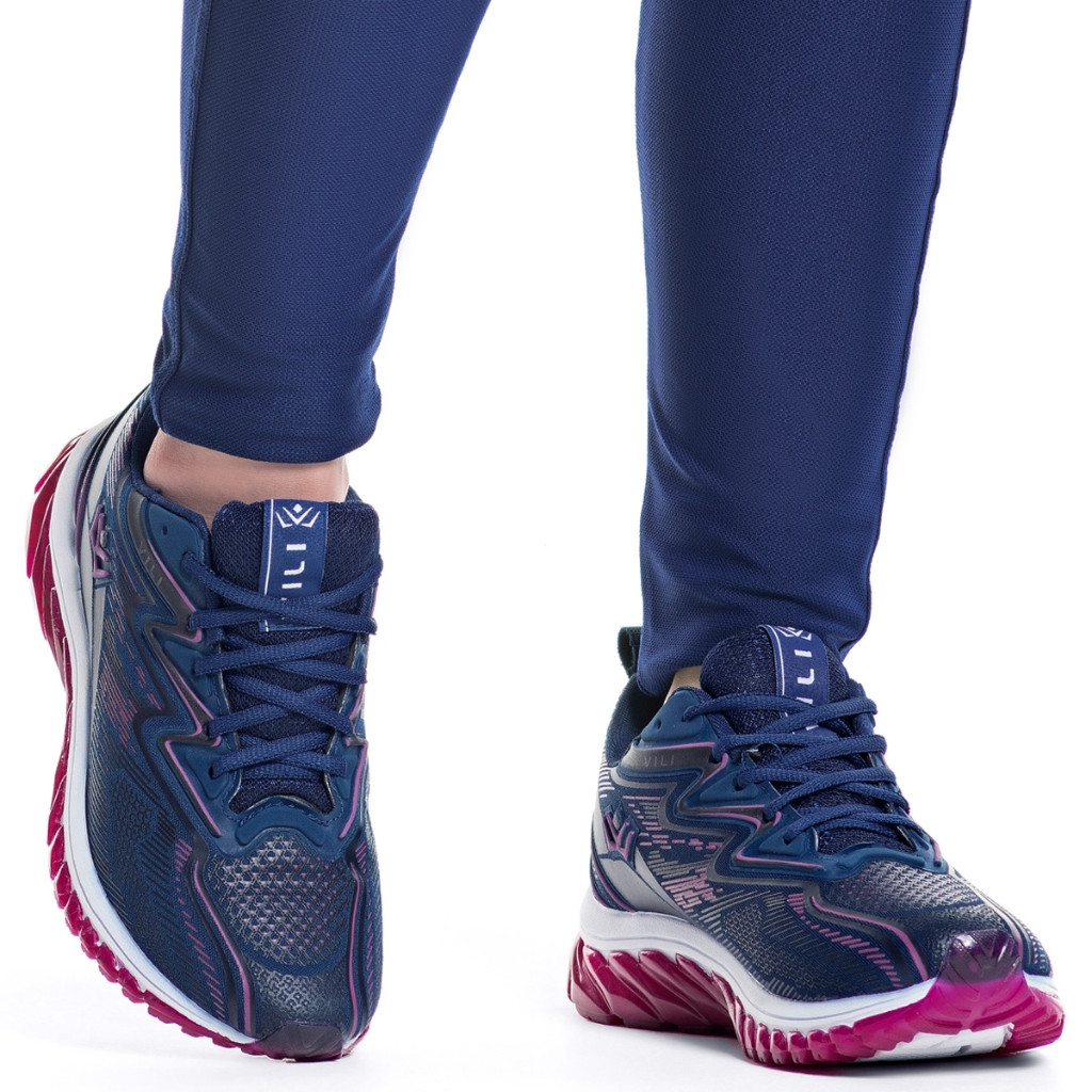 Tênis Feminino Vili Olimp Two Sports Walking Cinza Prata em Oferta na Shopee