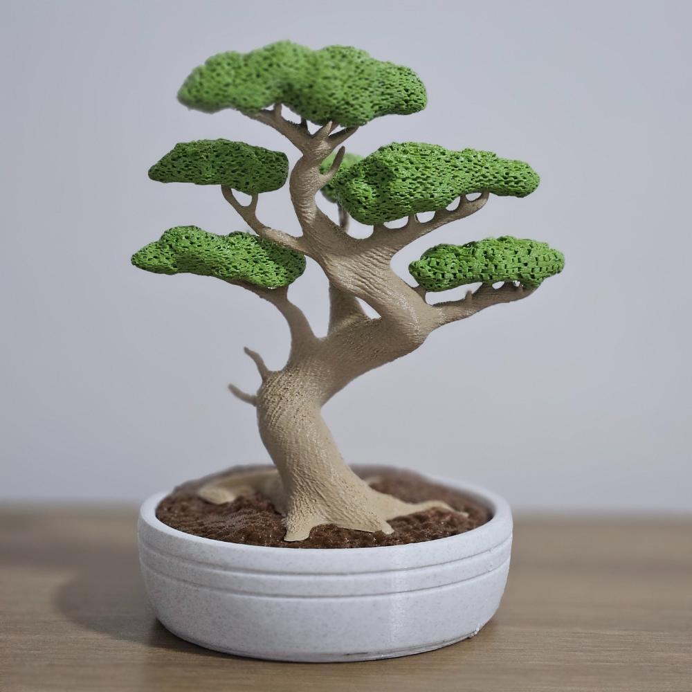 Vaso Decorativo Bonsai Artificial Porta Objeto Oculto Cofre Disfarçado Decoração de Mesa