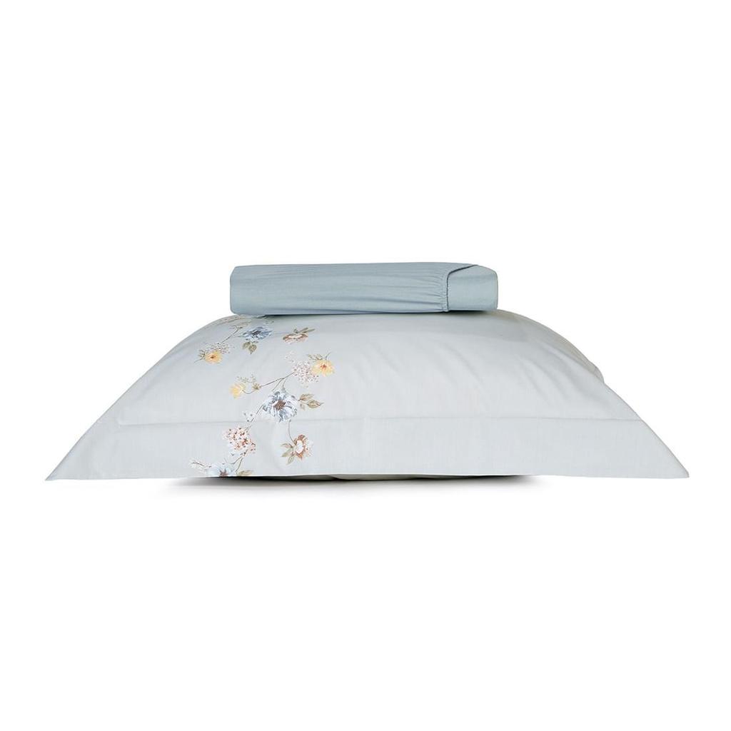 Jogo Cama Solteiro 2 Peças Altenburg Algodão Lux 200 Fios Peônia