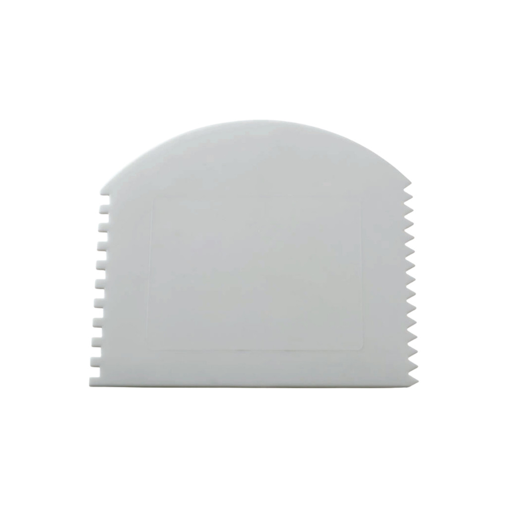 Kit 2 Espatula Raspadeira Decorativa 4 Funções Confeitaria