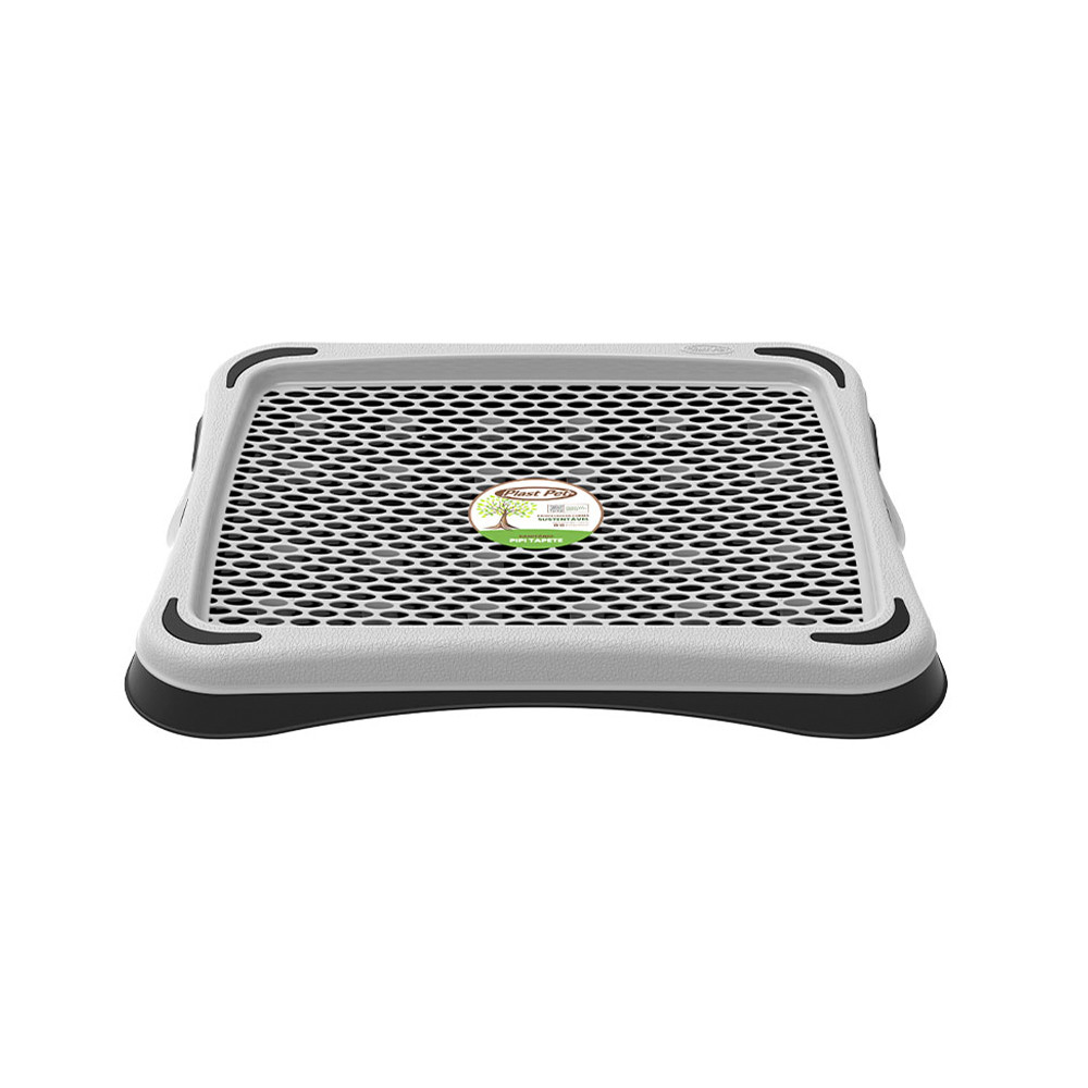 SANITARIO PARA CAES PIPI TAPETE ECO COR CINZA BANDEJA XIXI