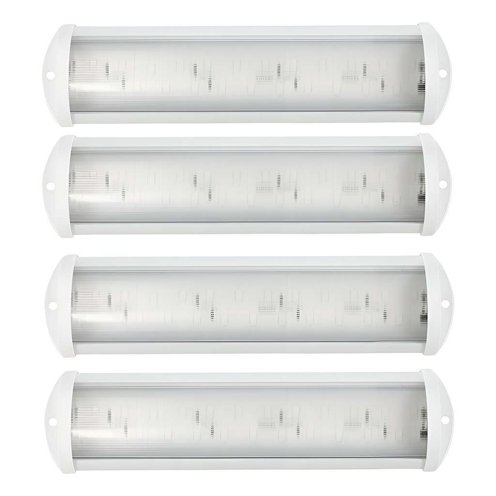 4 Luminária Led  Carro moto Van Ônibus Caminhão motorhome Porta Mala Luz