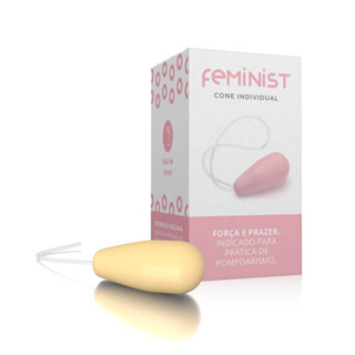 Cone para Pompoarismo Feminist Marfim Com Peso - 45 g | Outlet em Oferta na Shopee