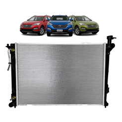 Radiador Santa Fé 3.5 V6 2010 2011 2012 2013 Aut