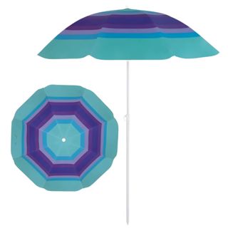 Guarda Sol Praia Fashion Roxo Com Verde 1,80m 3545 - Mor em Oferta na Shopee