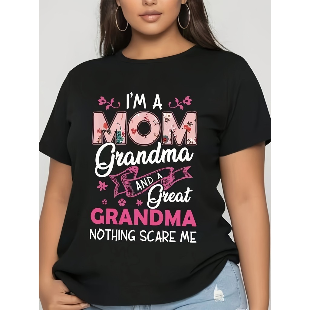 Camiseta Feminina Vovó Engraçada Família Avó Bisavó Divertida Fofa Confortável Moda Casual