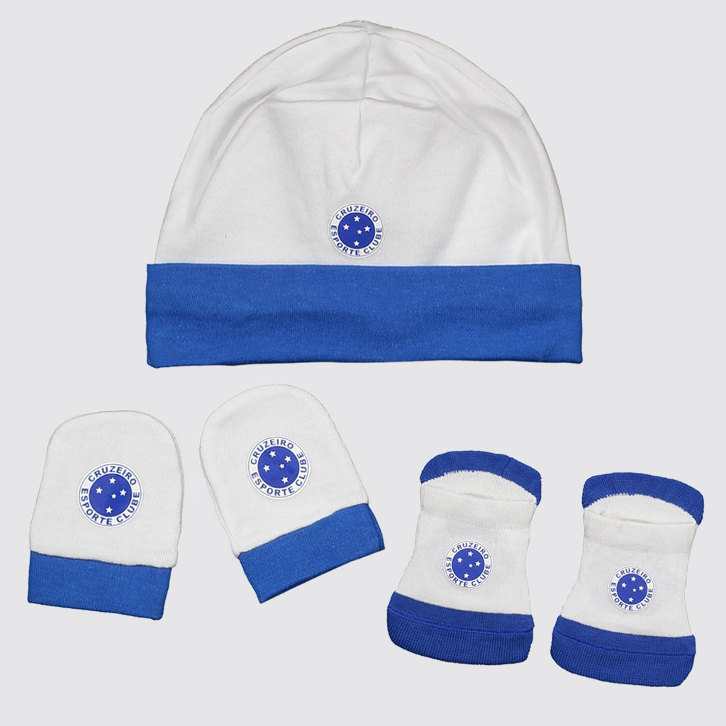 Kit Cruzeiro Touca Meia e Luva Infantil em Oferta na Shopee