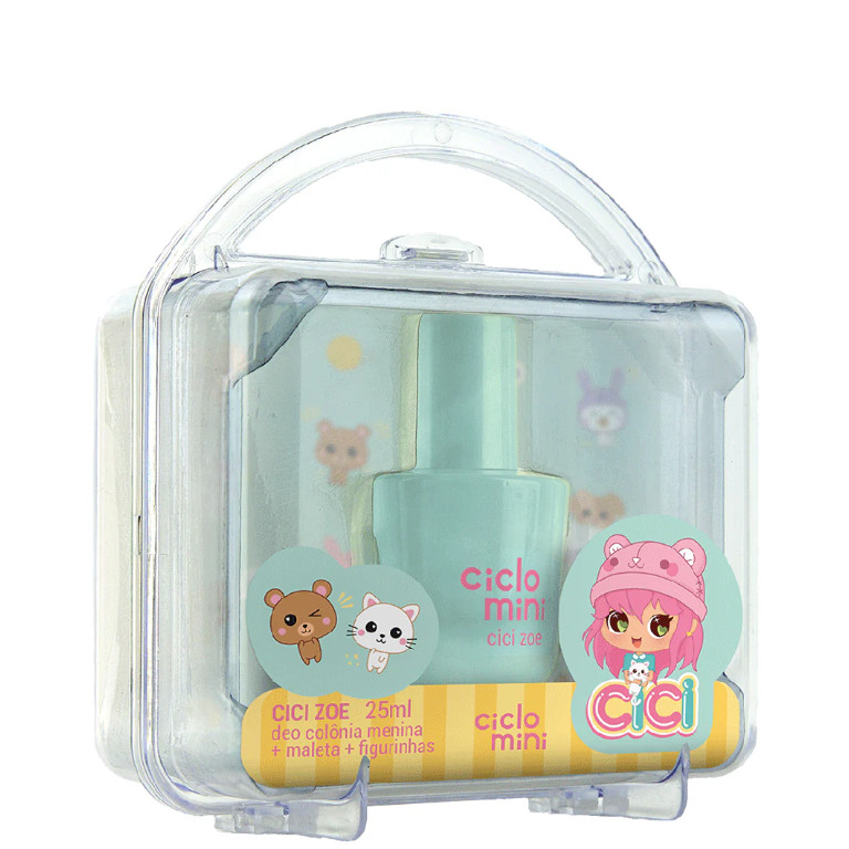 Ciclo Mini Cici Zoe Maletinha Com Deo Colônia 25mL