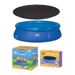 Piscina Inflável 2400 Litros Redonda Splash Fun com Capa Mor em Oferta na Shopee