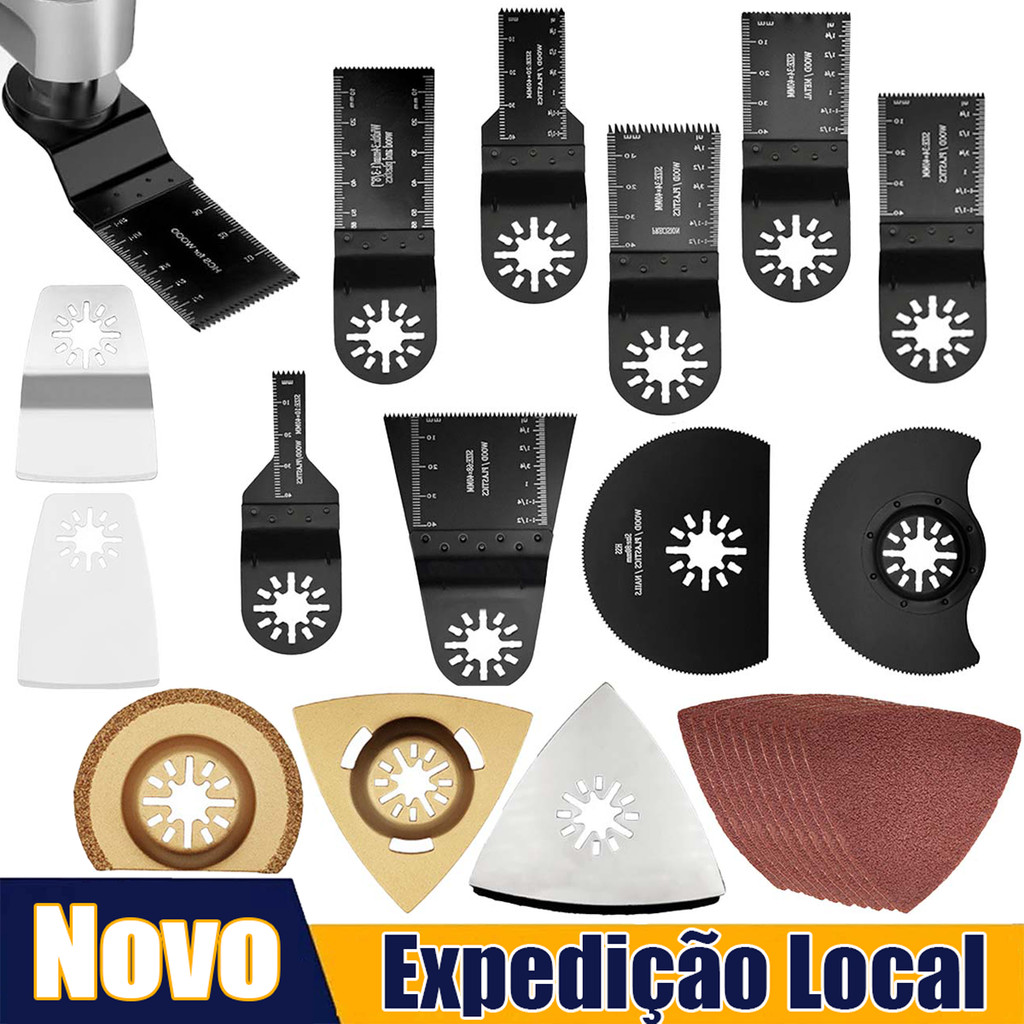 24 peças de liga titânio Rockwell Worx lâmina serra balanço especial para madeira metal macio uso geral