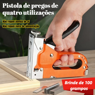 Nailer Manual resistente de grau profissional + 100 unhas grátis saco macio pregador especial em Oferta na Shopee