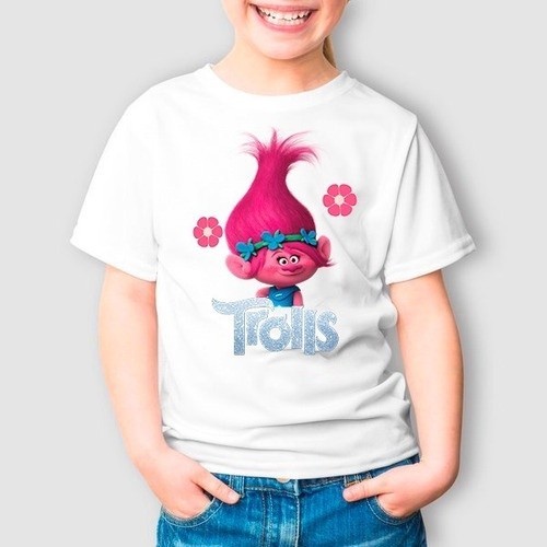 Camiseta Camisa Blusa  Trolls Camisa Trolls  Do Filme Trolls #2 100% Algodão - Envio Rapido Premium