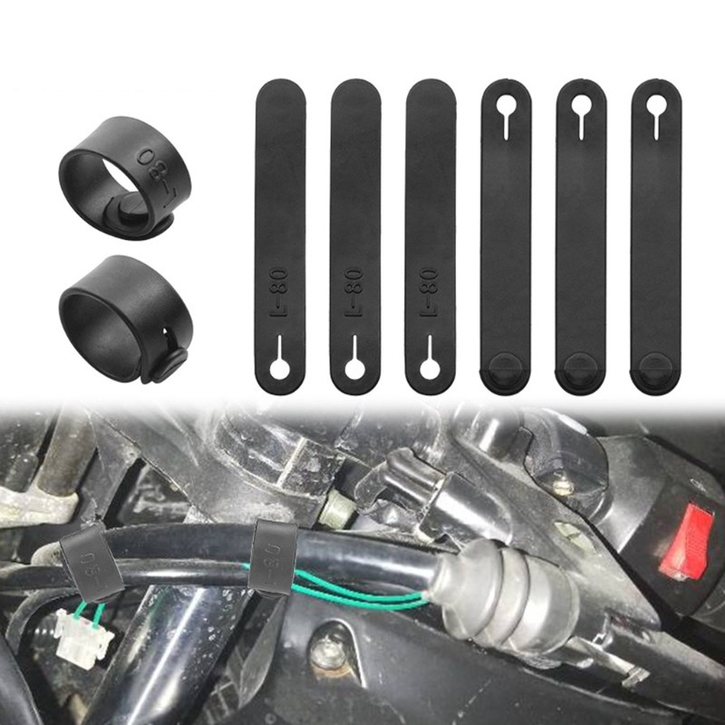 LI * Abraçadeiras Silicone Reutilizáveis Para Motocicletas Ebikes Temp Resistance Até 500 ° F Ferramentas Leves Fá