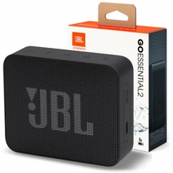 Caixa de Som Portátil JBL Go Essential 2 Preta A prova d agua IP67 Até 5 horas de música