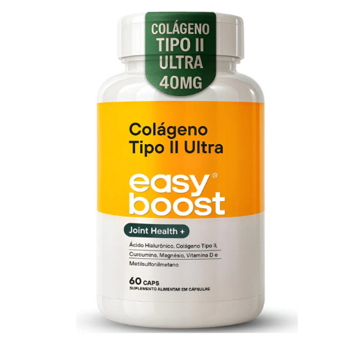 EASY BOOST COLÁGENO TIPO 2 MSM AC HIALURÔNICO 90 CAPS