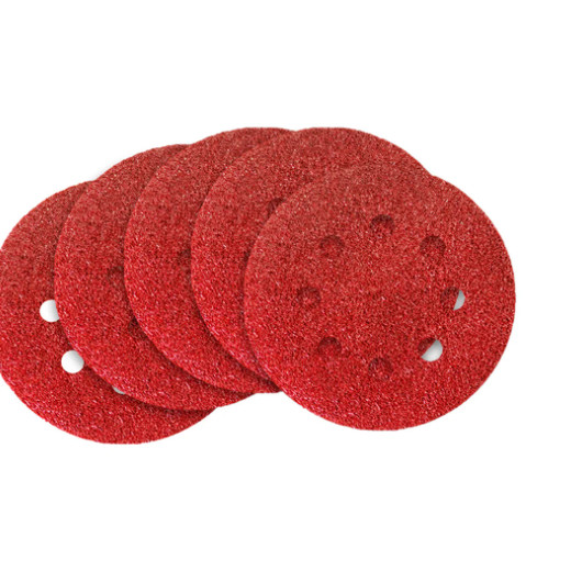 DISCO DE LIXA COM VELCRO PERFURADO GRAO 220 125 MM 5 PCS MTX
