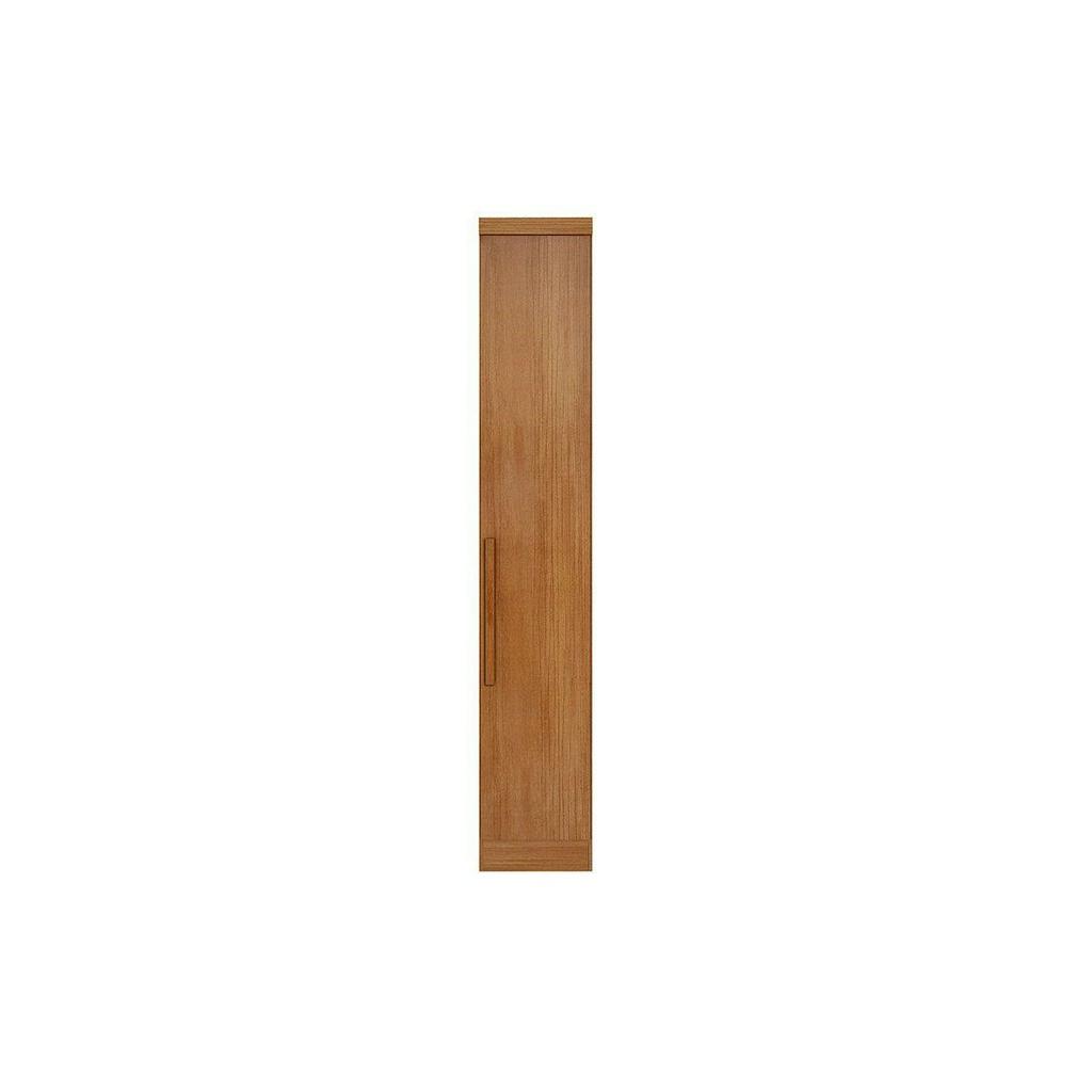 Módulo de Quarto Solteiro Guarda Roupa Rizon c/ 1 Porta Freijo Cumaru - Novo Horizonte