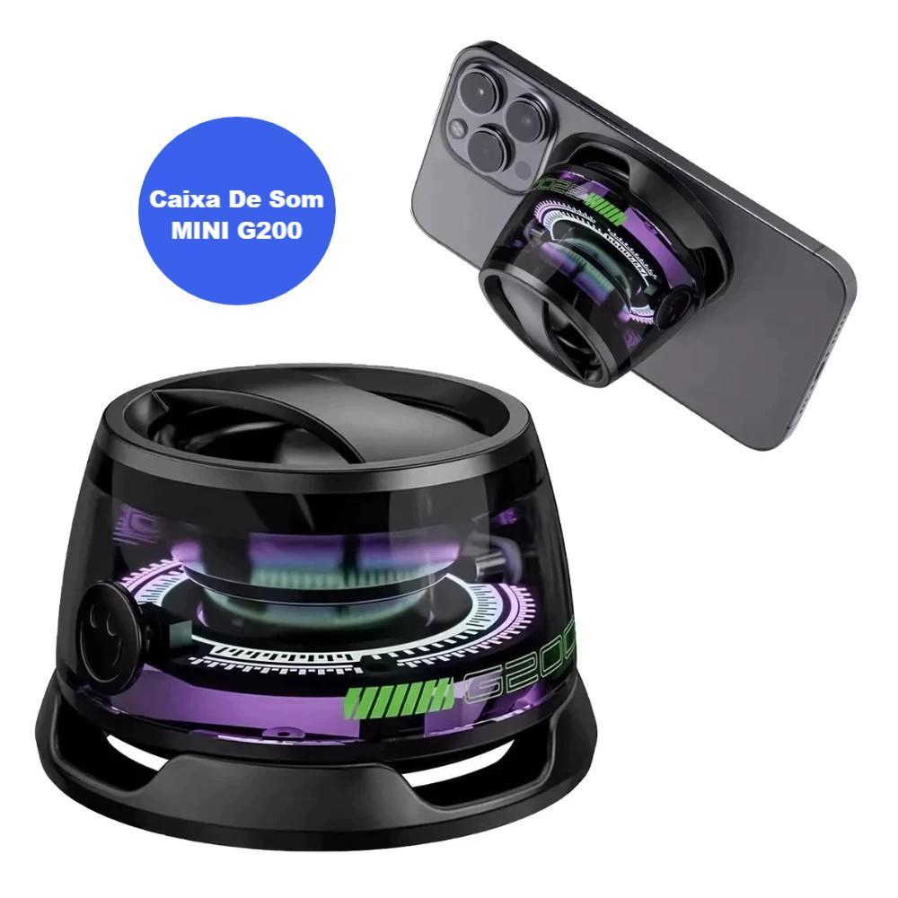 Mini G200 Caixa de som magnética bluetooth para celular fio para áreas externas de alta qualidade em Oferta na Shopee