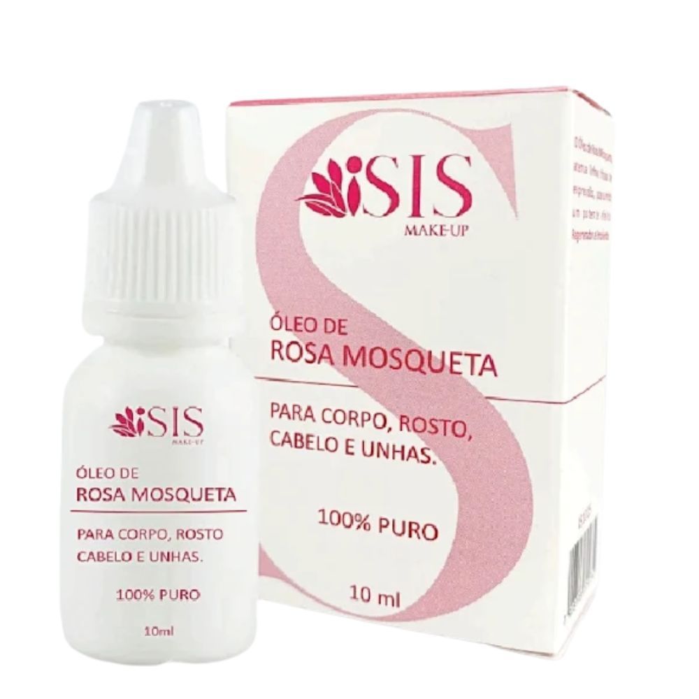 Óleo Isis Rosa Mosqueta 100% Puro Para Corpo Rosto Cabelo e Unhas 10ml em Oferta na Shopee