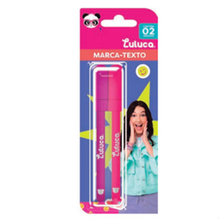 Kit 2 Marca Textos Luluca Escolar Rosa Roxo Material Escolar em Oferta na Shopee