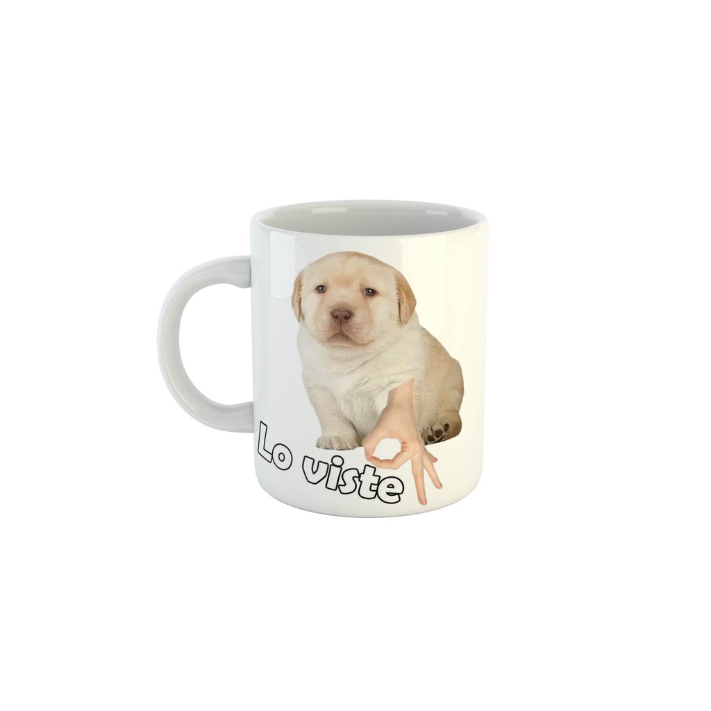 Caneca Engraçada Meme Doguinho fazendo Pegadinha