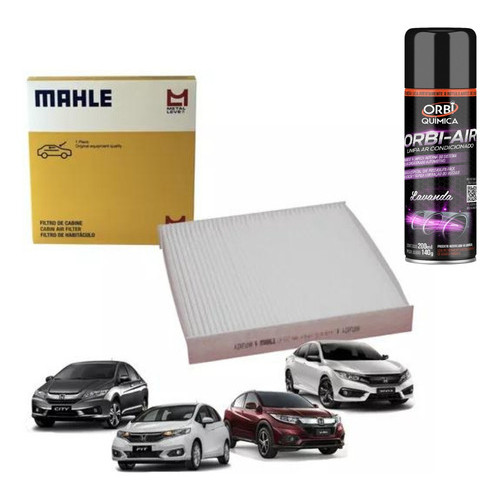 Filtro Ar Condicionado Fit E City La607 + Higienizador em Oferta na Shopee