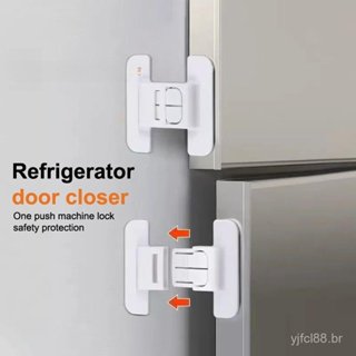 Hanprosperous > Novo Conjunto de 5 Peças de Trava de Segurança para Geladeira Trava de Porta de Freezer Trava Multifun em Oferta na Shopee