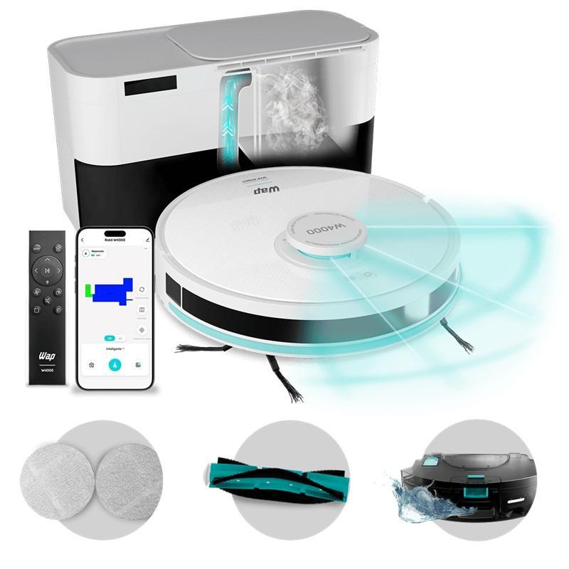 Rob Aspirador WAP Autolimpante Robot W4000 220V em Oferta na Shopee