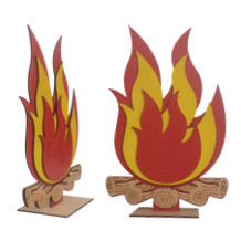 Fogueira para Decoração em MDF 30X20cm