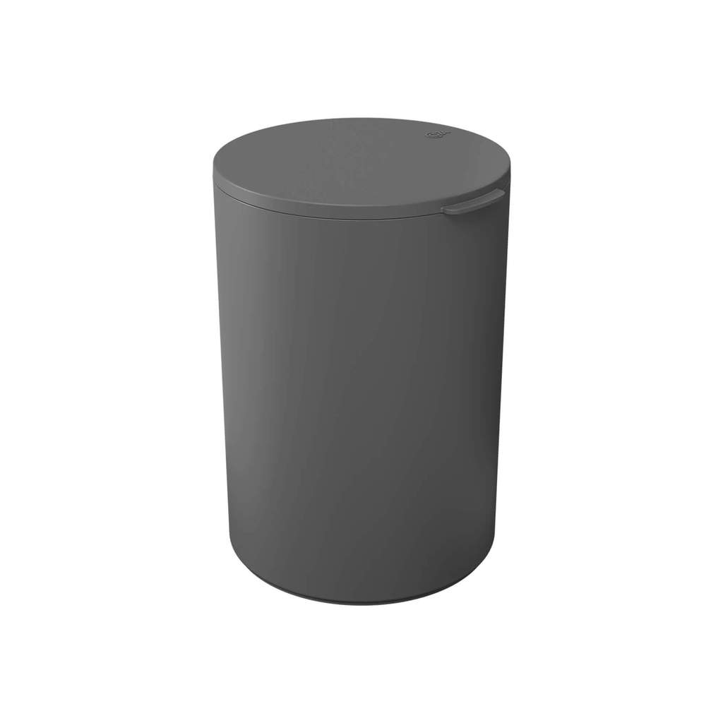 Lixeira para Banheiro com Tampa 5 Litros Coza Serene Cinza Chumbo Brinox - 13106/3536