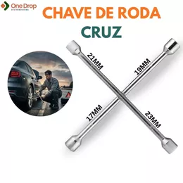 Chave De Roda Cruz Universal Tipo X Reforçada Para Carro Caminhonete