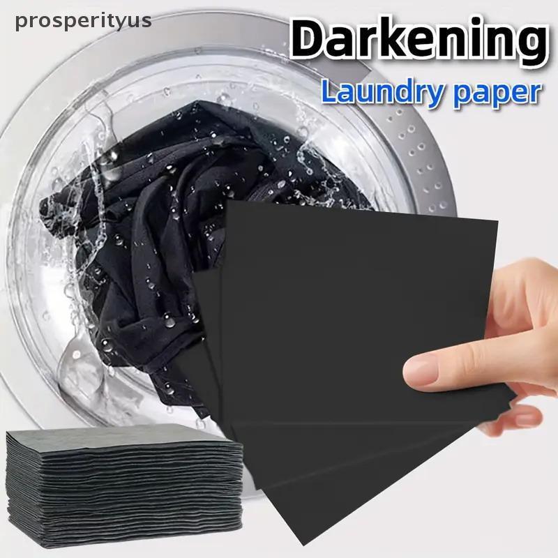 [prosperityus] 5-30 Unidades De Folhas Iluminadoras Para Roupas , Intensificadoras De Cor Preta Tecidos Escuros E Pretos em Oferta na Shopee