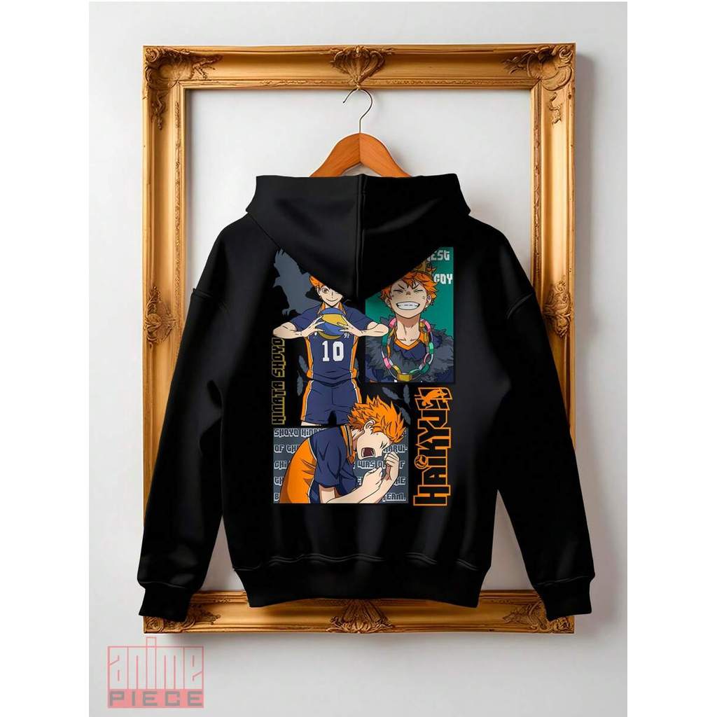 Blusa De Frio Moletom Canguru Anime Geek Shoyo Karasuno Hinata Haikyuu Mangá em Oferta na Shopee