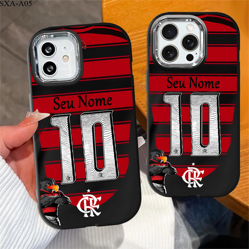 Capinha Capa personalizado camisa de futebol Para iPhone 16 15 14 13 12 11 Pro Max 16 8 Plus 12 pro 14 pro Case silicone